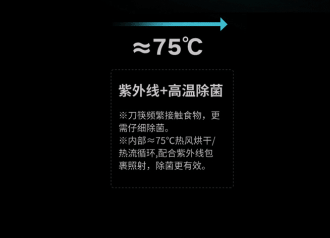 火鸡电器 全自动智能消毒刀架筷子消毒机绿色款KR-65 杀菌烘干 智能安全 详情图 11