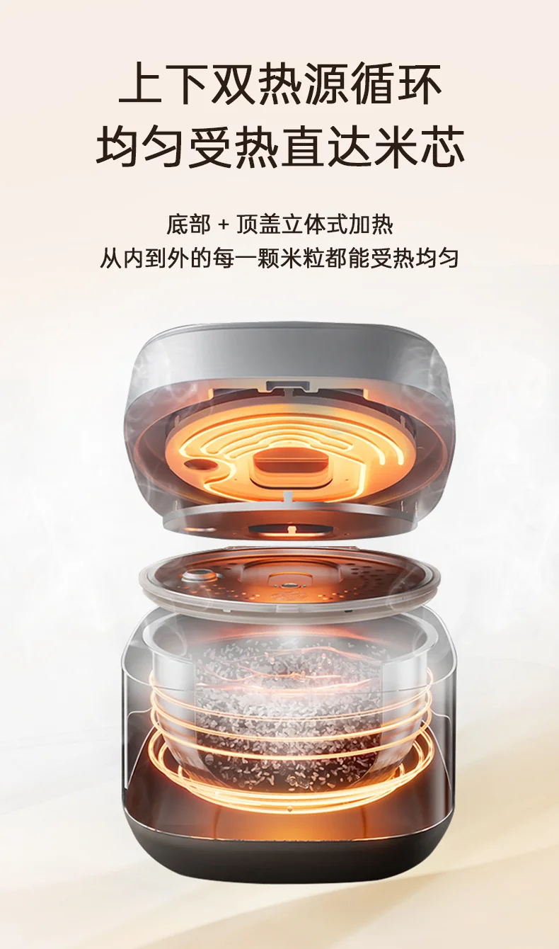 Midea美的 高端智能IH电饭煲電饭鍋Rice Cooker 多层厚釜内胆可定时可预约 3L 详情图 2